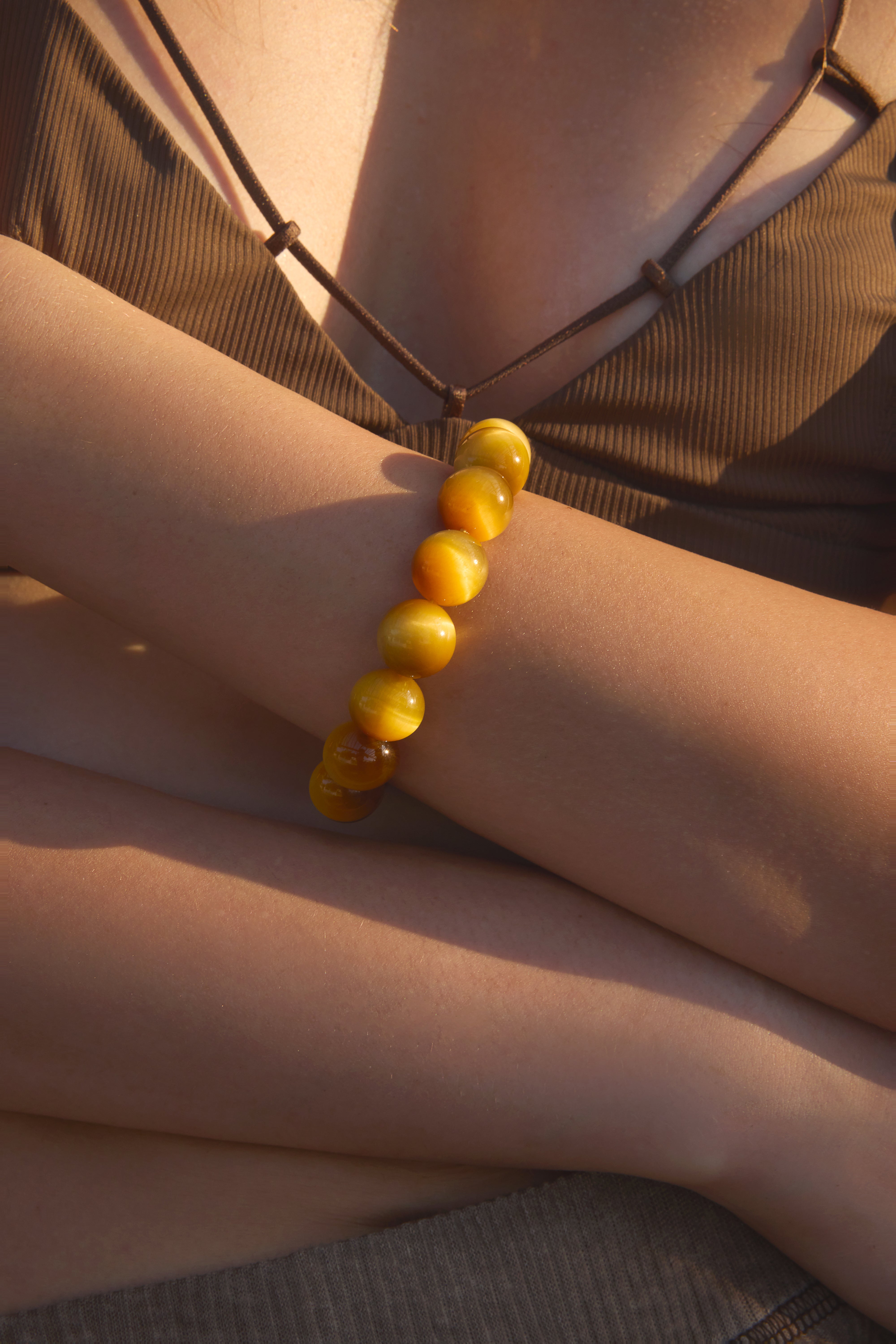 Collector's Grade Golden Tiger's Eye Bracelet