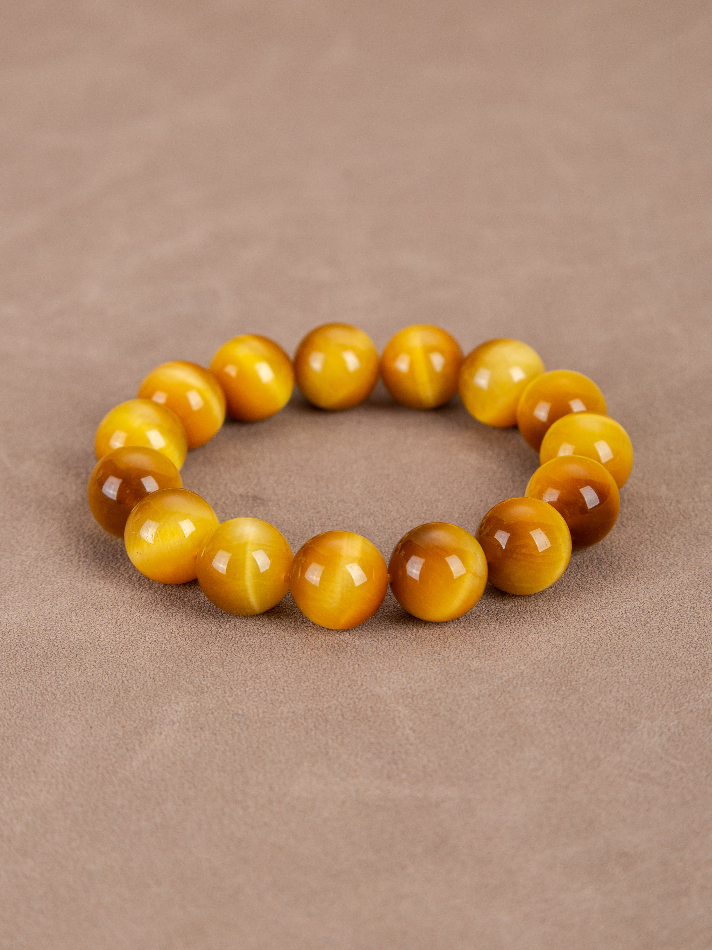 Collector's Grade Golden Tiger's Eye Bracelet