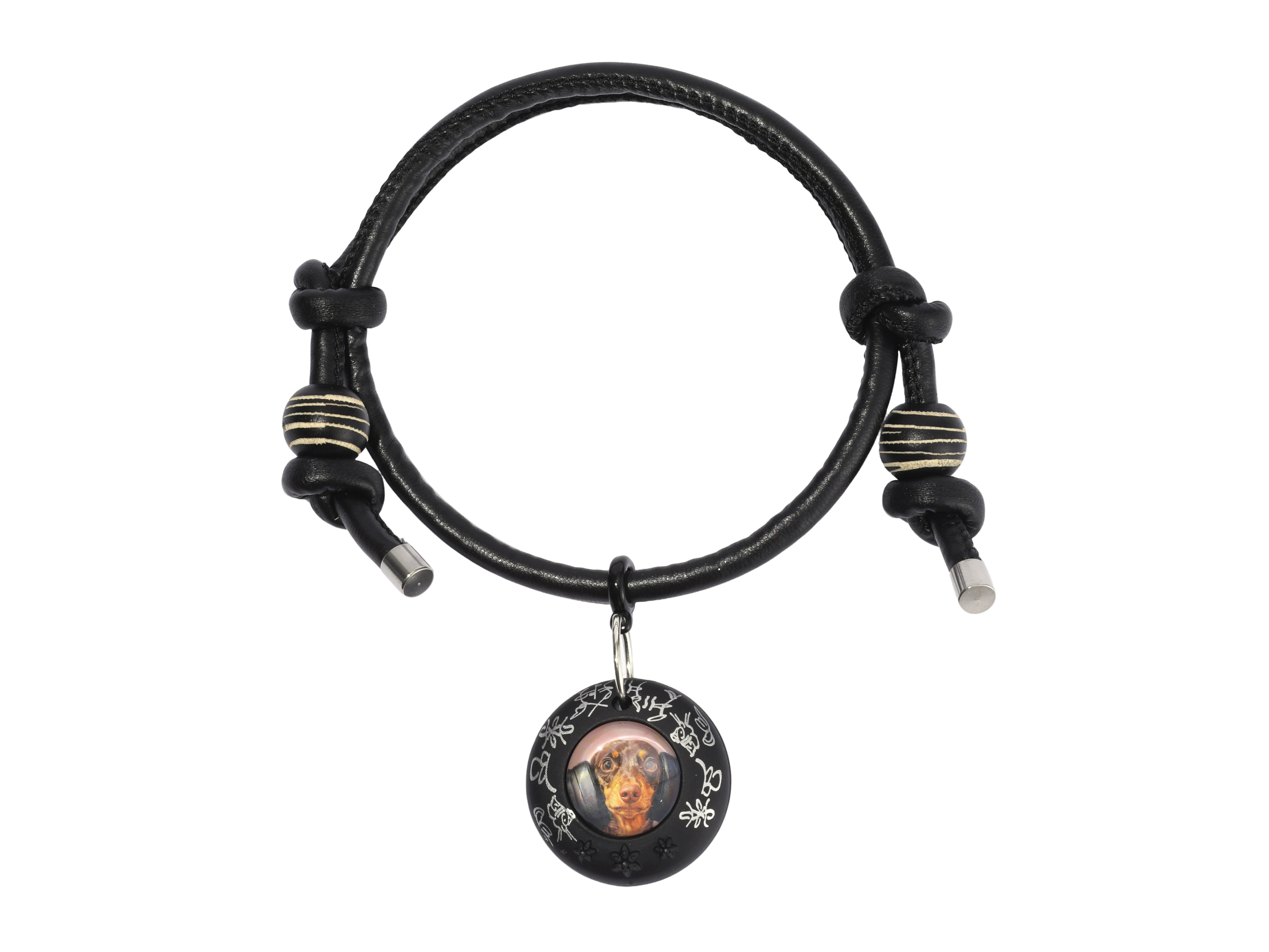 Custom Pet Portrait Collar Tag