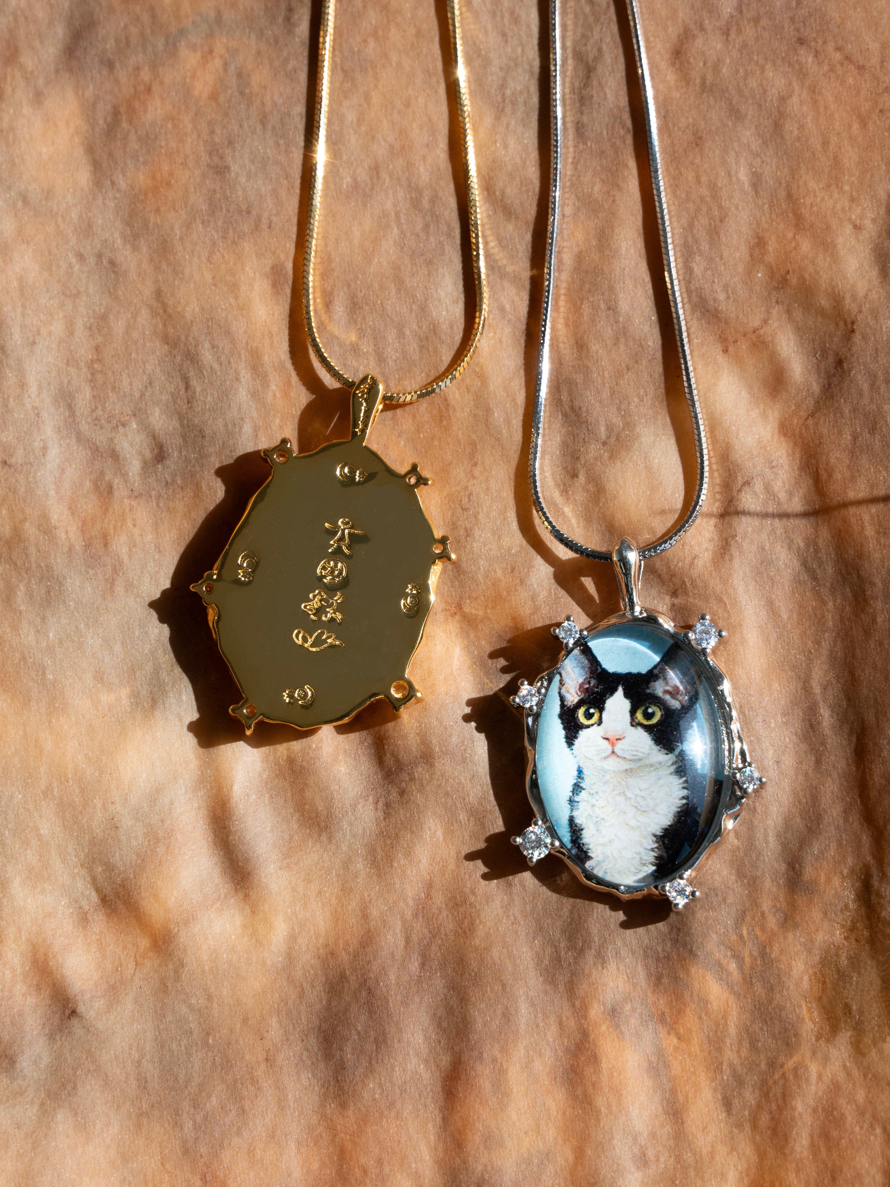 Dongba Pet Portrait Necklace