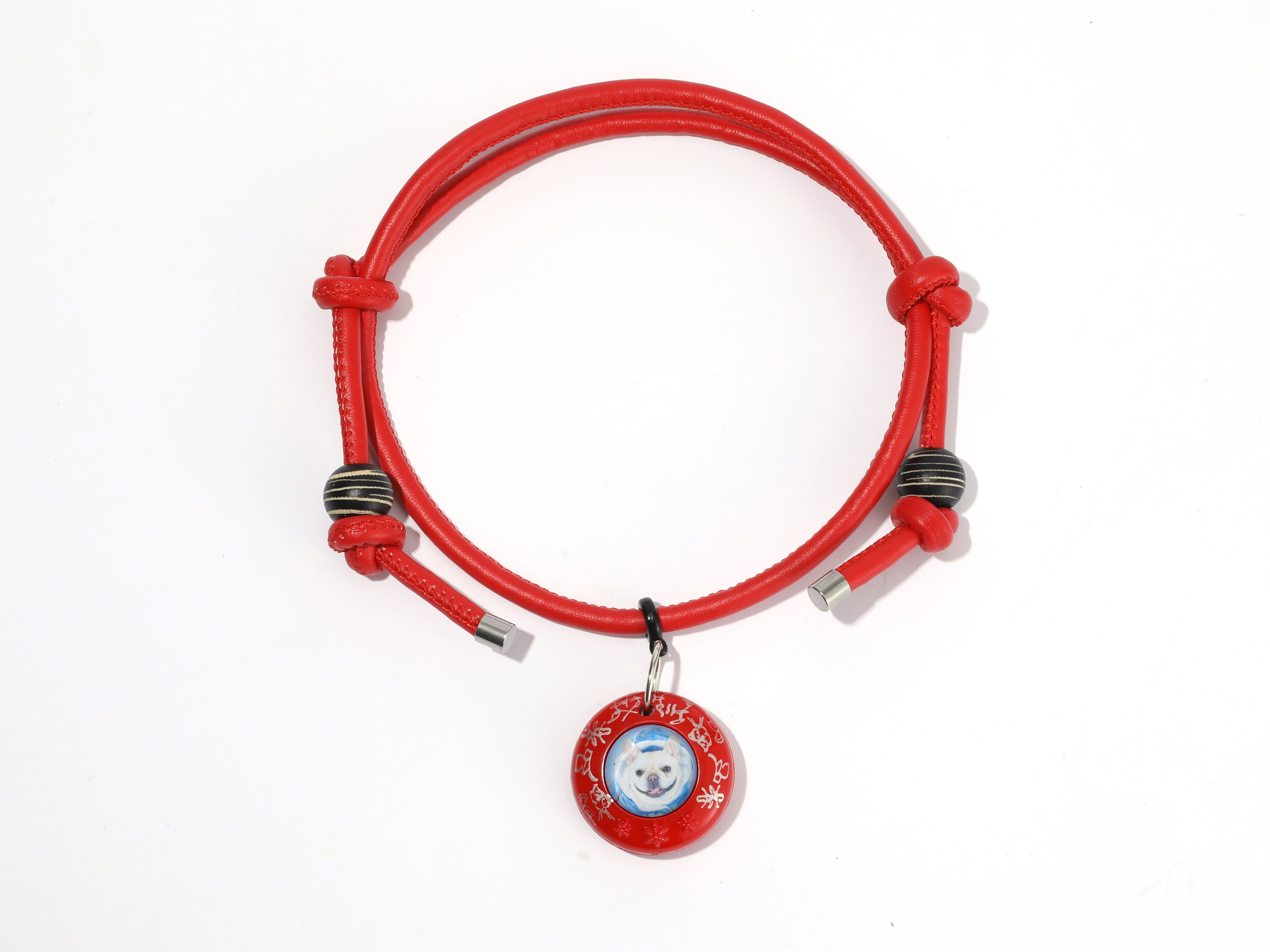 Custom Hand-drawn Pet Tracker（With strap）