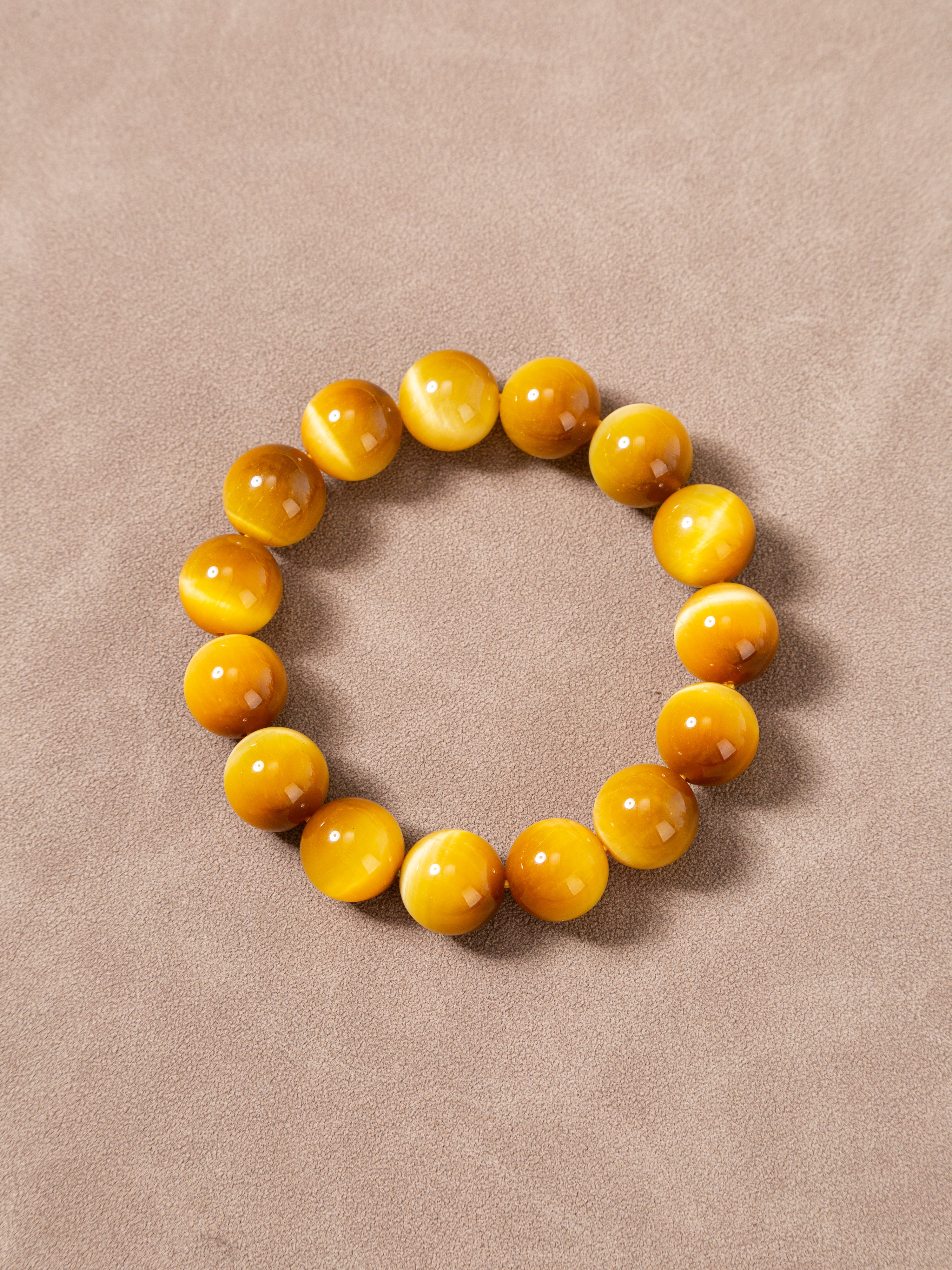 Collector's Grade Golden Tiger's Eye Bracelet