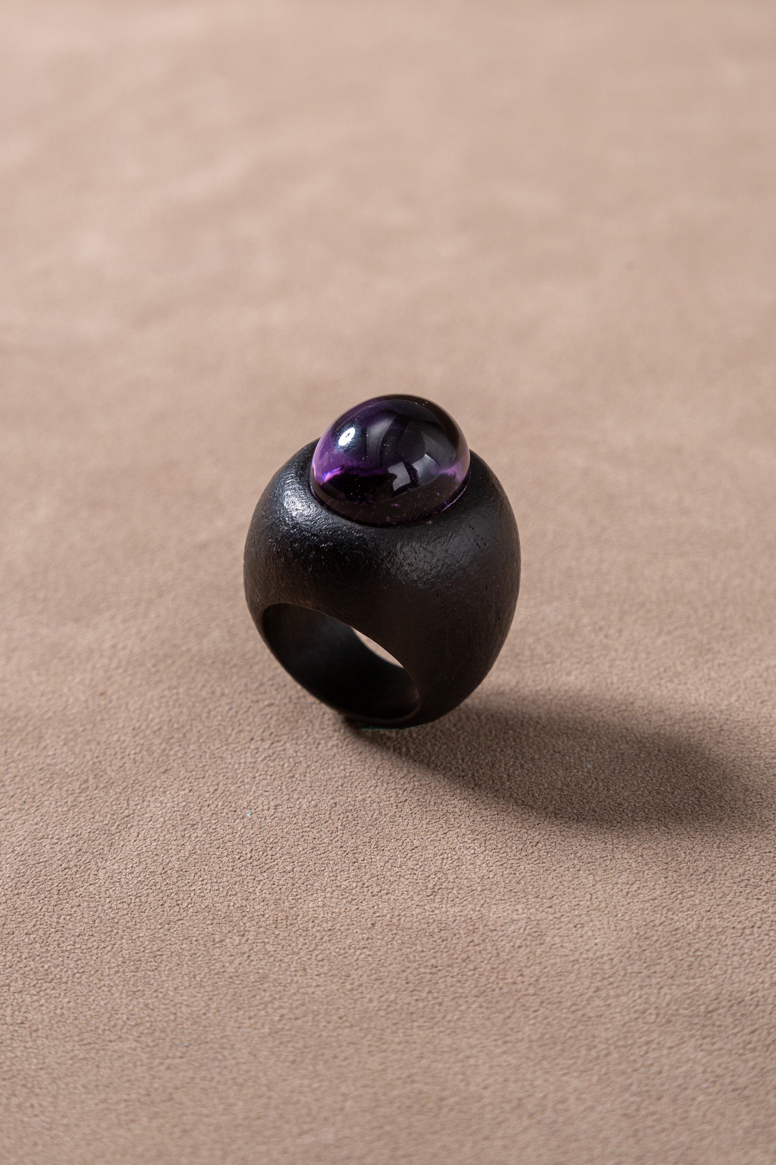 Natural Amethyst Metaphysical Healing Ring