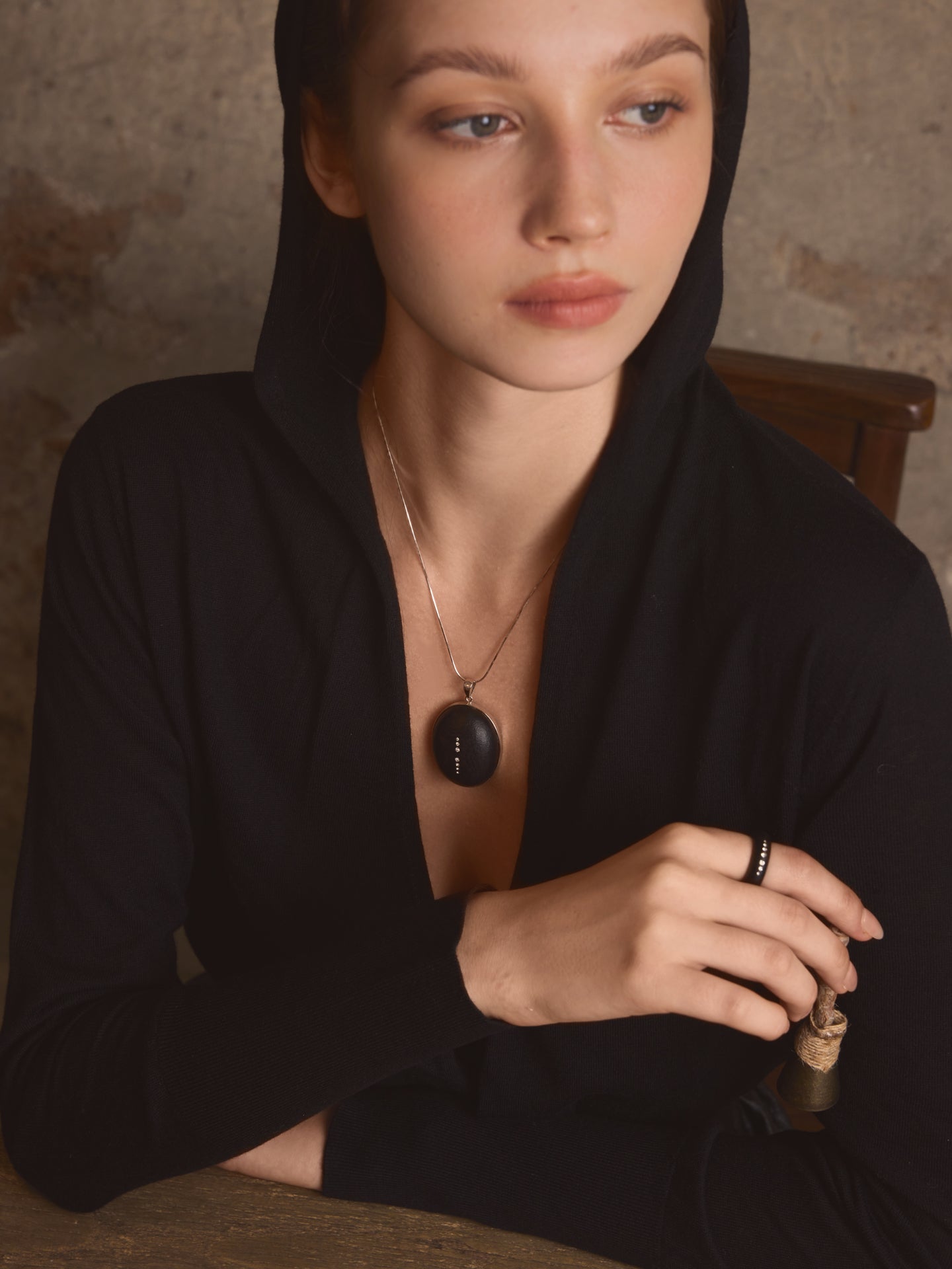 Dongba Wood Seven-Star Alignment Necklace